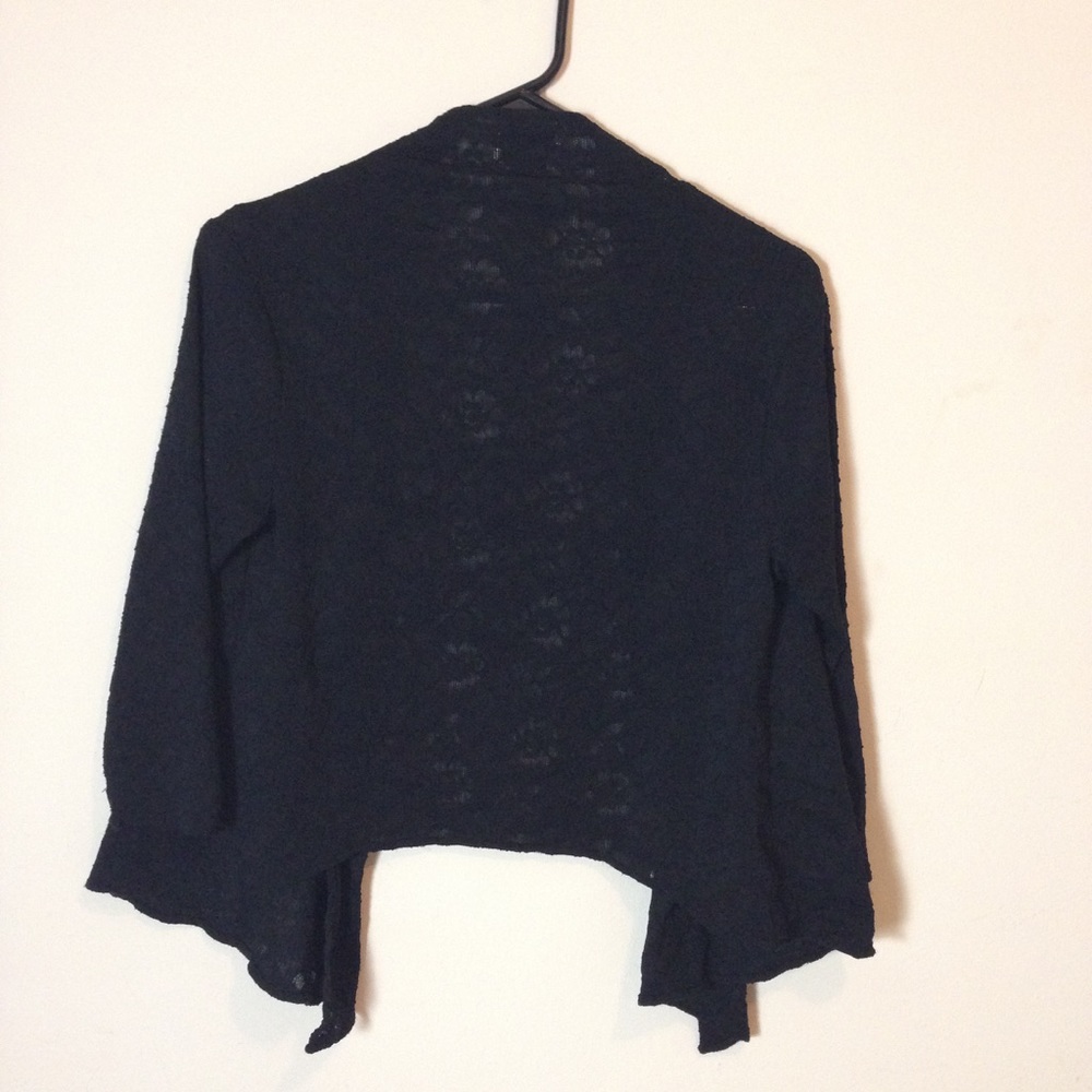 Show MeYour Mumu Black Lace Open Blouse Size: S - Picture 3 of 4